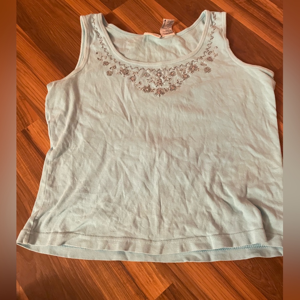 Sparkly tank top